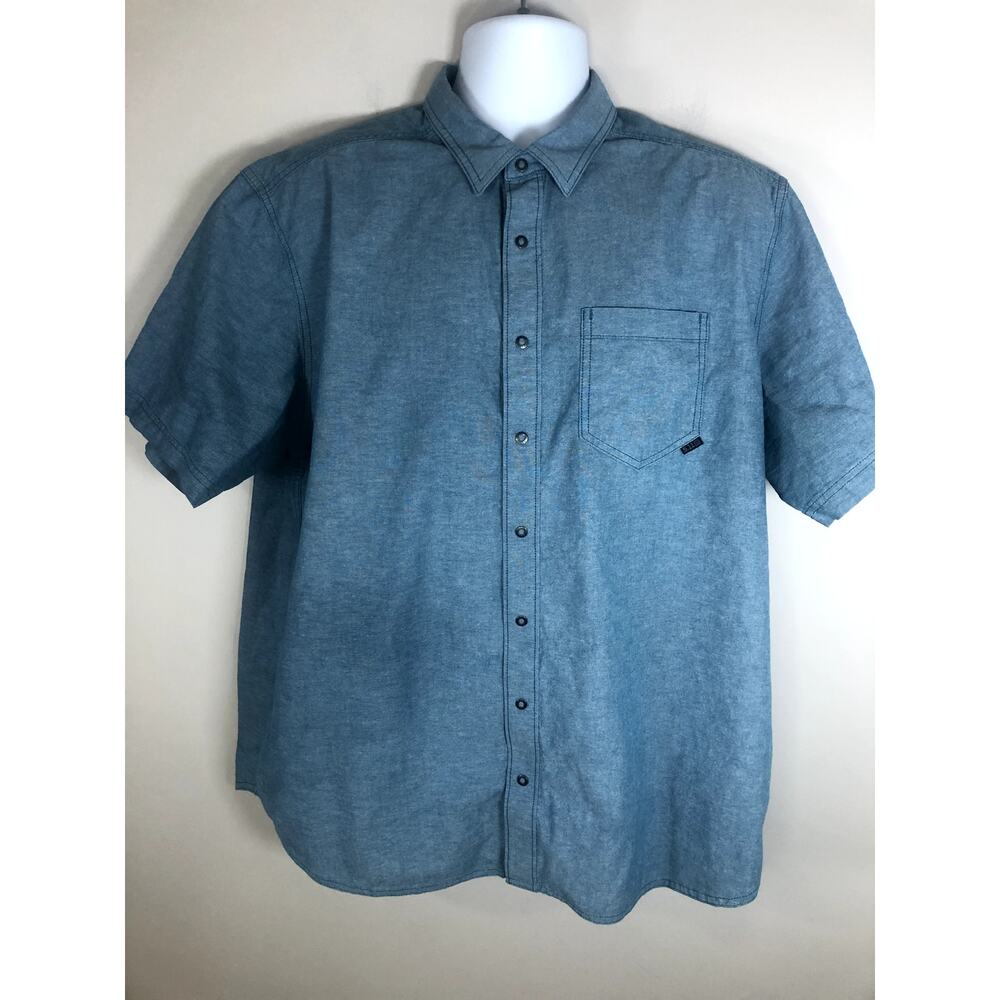 5.11 Tactical Men's Ares Shirt Size XL Short Sleeve Blue